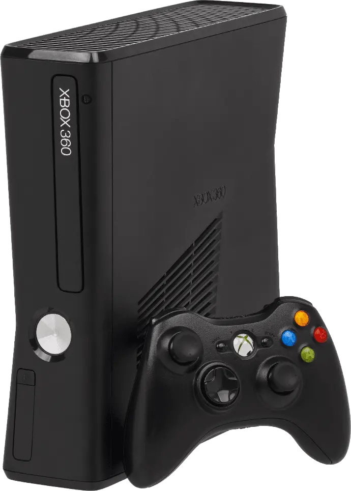 Xbox 360 slim flashé + 10 jeux + manettes sans fil